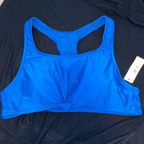 RACER BACK KNOT FRONT BIKINI TOP - Picture 1 of 4